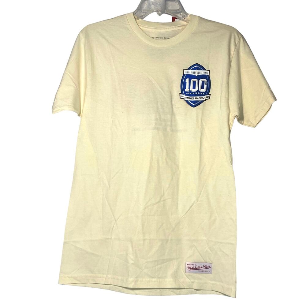 Pitt vs Syracuse Yankee Stadium 100th Anniversary Graphic Tee men sz S